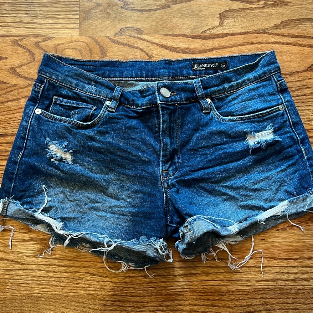 BLANKNYC The Fulton roll up Jean short